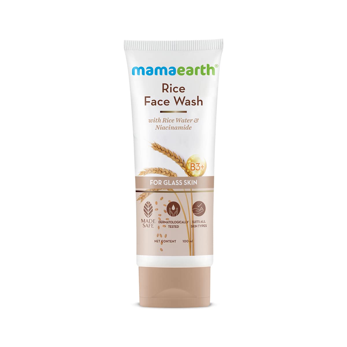 Picture of Mamaearth Rice Face Wash With Rice Water & Niacinamide for Glass Skin - 100 ml(packaging may vary)