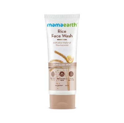Picture of Mamaearth Rice Face Wash With Rice Water & Niacinamide for Glass Skin - 100 ml(packaging may vary)