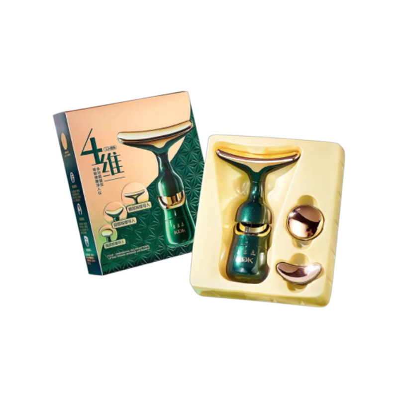 Picture of 3 In 1 Face Massager Neck Facial Eye Massage Introducer Microcurrent Skin Rejuvenation Anti Aging Beauty Device