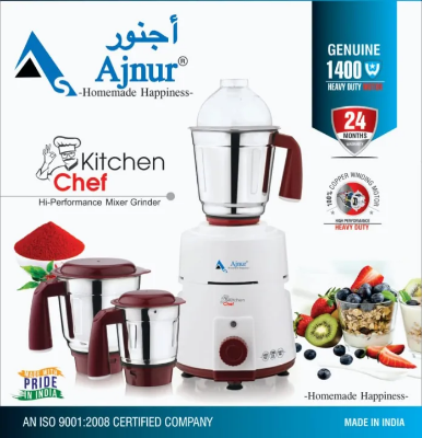 Picture of 1400 WATTS Ajnur KITCHEN CHEF Blender Plus Mixer Grinder