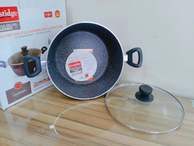 Picture of Prestidge 24Cm Marble Coating Deluxe Non Stick Casserole. Casserole With Lid And Induction Bottom.