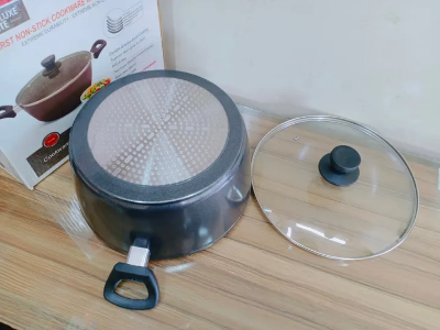 Picture of Prestidge 28Cm Marble Coating Deluxe Non Stick Casserole. Casserole With Lid And Induction Bottom. 