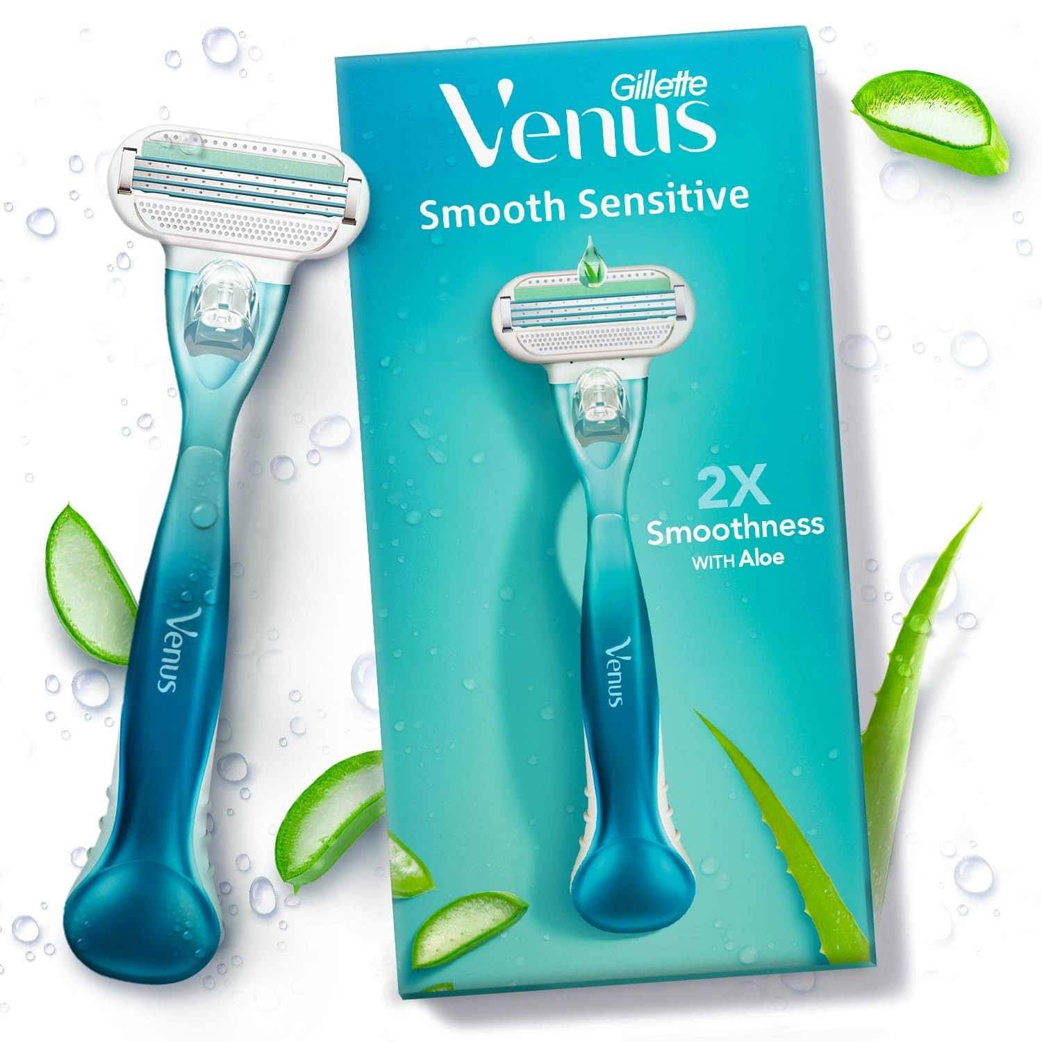 Picture of Razor - Venus Hair Removal Razor for Women with Aloe Vera - Single Piece Razor