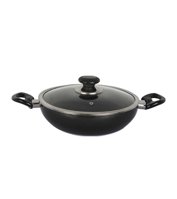 Picture of Test Product - Topper Non-Stick Glamour Karai with Lid (Ash) -30 CM 