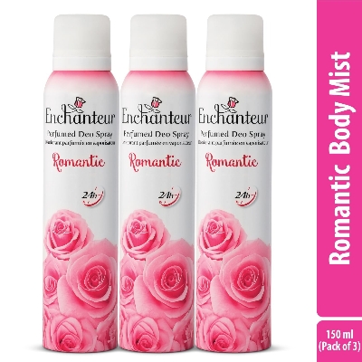 Picture of International Malaysian product Enchanter Ramantic Body Spray used for male/female - 150 ml
