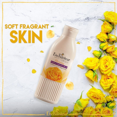 Picture of International Malaysian Product Enchanteur Perfume body lotion Charming Satin Smooth Aloe vera & Olive Butter For Used male /female 500 Ml