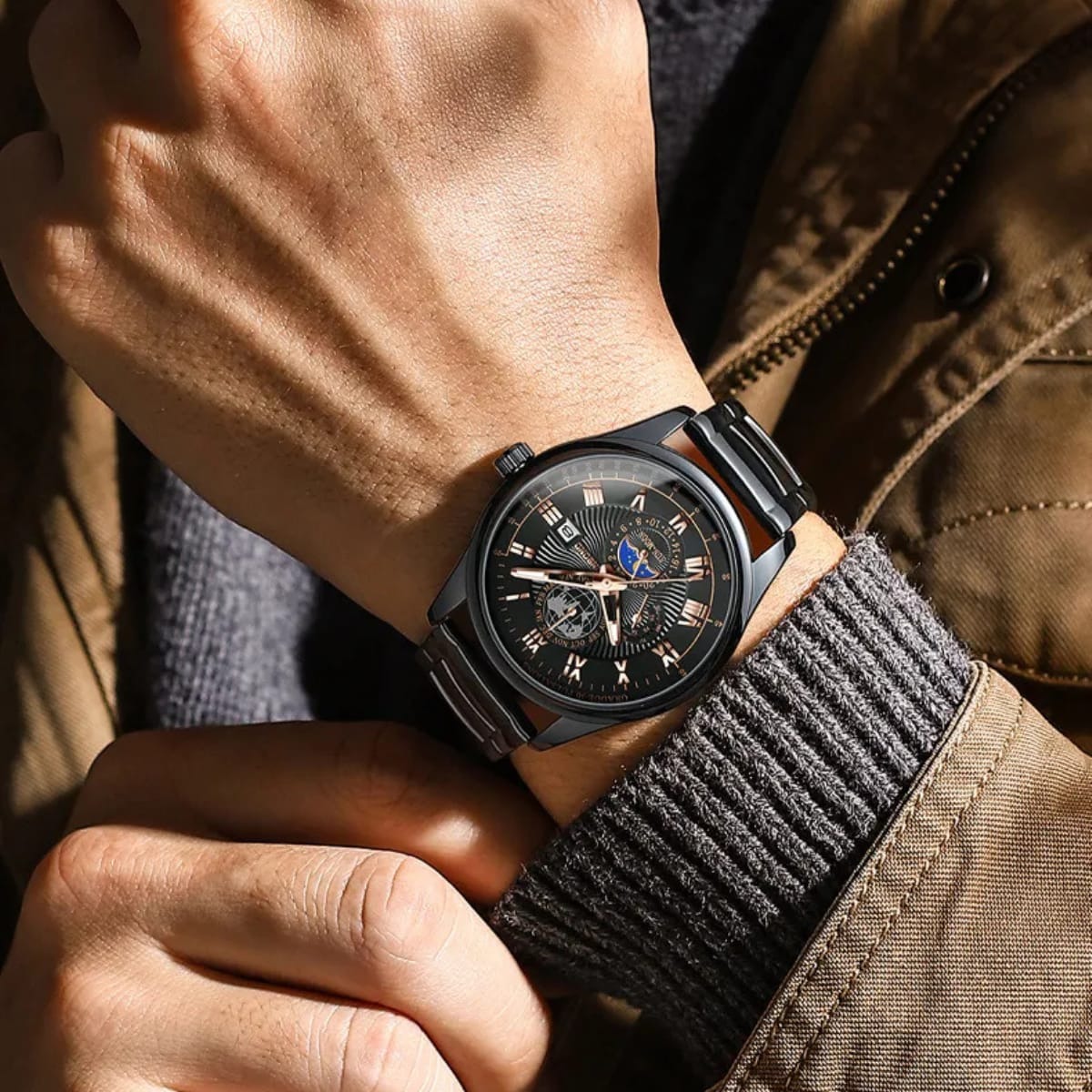 Picture of BINBOND B3982 New Style Silver Men