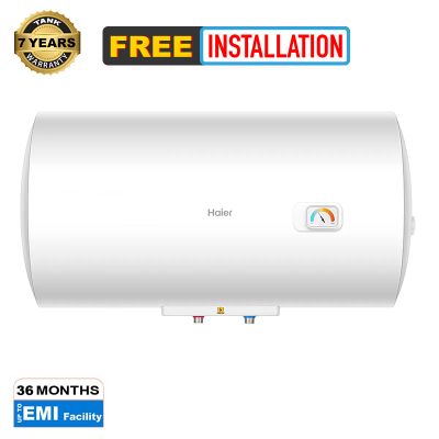 Picture of Haier 30 Litre Horizontal Geyser With Shock Proof Technology (ES30H-CK3(BD) White