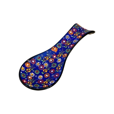 Picture of 8 Inch Turkish Hand Printed Ceramic Spoon Holder