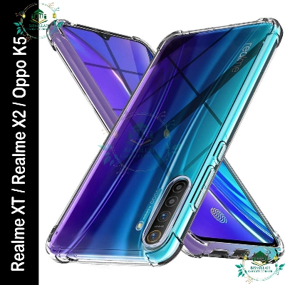 Picture of For Realme XT / Realme X2 / Oppo K5 Shockproof Bumper Case with Clear Soft TPU Protective Phone Cover for Realme X2 /Realme XT