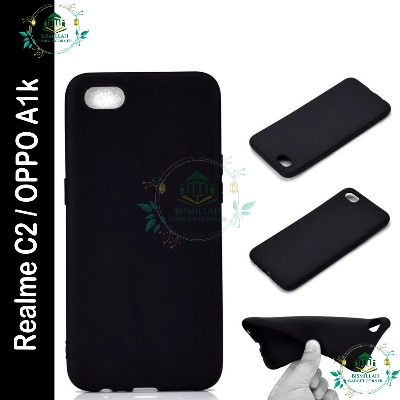 Picture of For Realme C2 / Oppo A1k luxury silicon protect Back Cover soft case