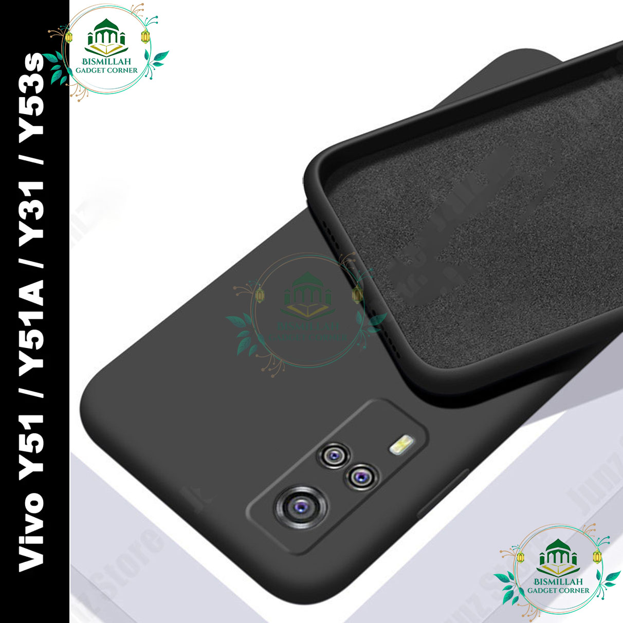 Picture of Premium Liquid Silicone Phone case for Vivo Y53s, Vivo Y31, Vivo Y51A, Vivo Y51 4g, Vivo Y51s Liquid Silicon Mobile Back Case Soft Silicone Phone Cover - মোবাইল ফোন - Phoneo