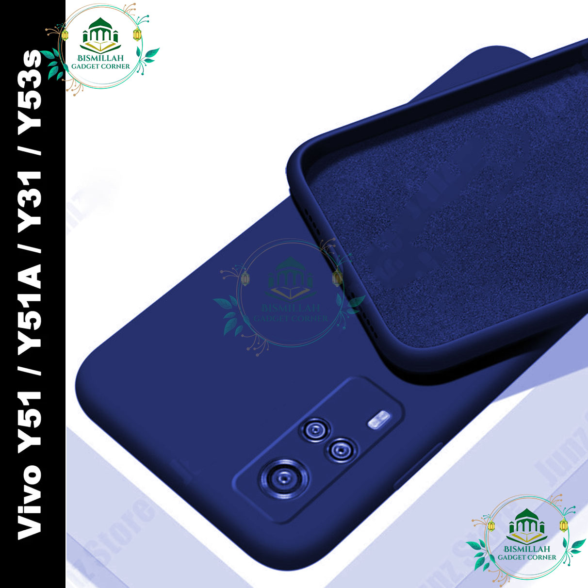 Picture of Premium Liquid Silicone Phone case for Vivo Y53s, Vivo Y31, Vivo Y51A, Vivo Y51 4g, Vivo Y51s Liquid Silicon Mobile Back Case Soft Silicone Phone Cover - মোবাইল ফোন - Phoneo