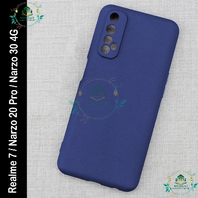 Picture of For Realme 7 / Realme Narzo 20 Pro / Realme Narzo 30 - Luxury Soft Flexible Premium Shockproof Camera Bumper Protective Stylish Silicon Back Cover