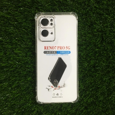 Picture of Oppo Reno 7 Pro (5g) Soft Silicone Transparent Back Cover Full Protection Shock Proof/ Break Proof Reno 7 Pro (5g) Phone Case