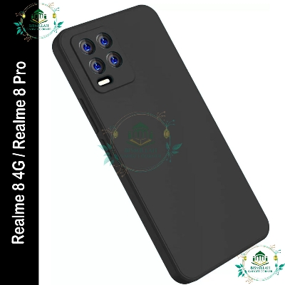 Picture of Premium Liquid Silicone Phone case for Realme 8 / Realme 8 pro (4G) Liquid Silicon Mobile Back Case Soft Silicone Phone Cover