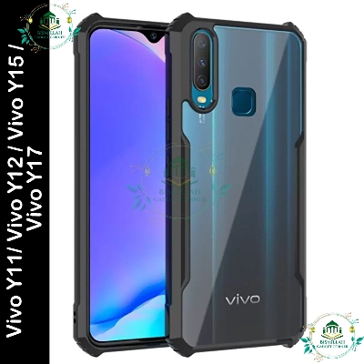 Picture of Xundd Protective Back Cover For VIVO Y11 / VIVO Y12 / VIVO Y15 / VIVO Y17 Cases Shockproof Airbag Bumper Soft Back Transparent Shell Cover