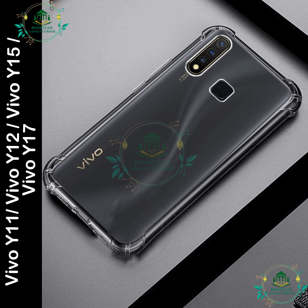 Picture of Xundd Protective Back Cover For VIVO Y11 / VIVO Y12 / VIVO Y15 / VIVO Y17 Cases Shockproof Airbag Bumper Soft Back Transparent Shell Cover