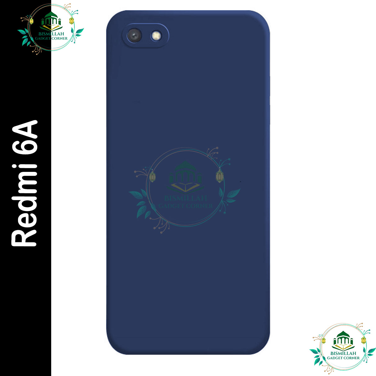 Picture of For Xiaomi Redmi 6A Back Case Liquid Silicone Soft Gel Rubber Shockproof Redmi 6A Back Cover