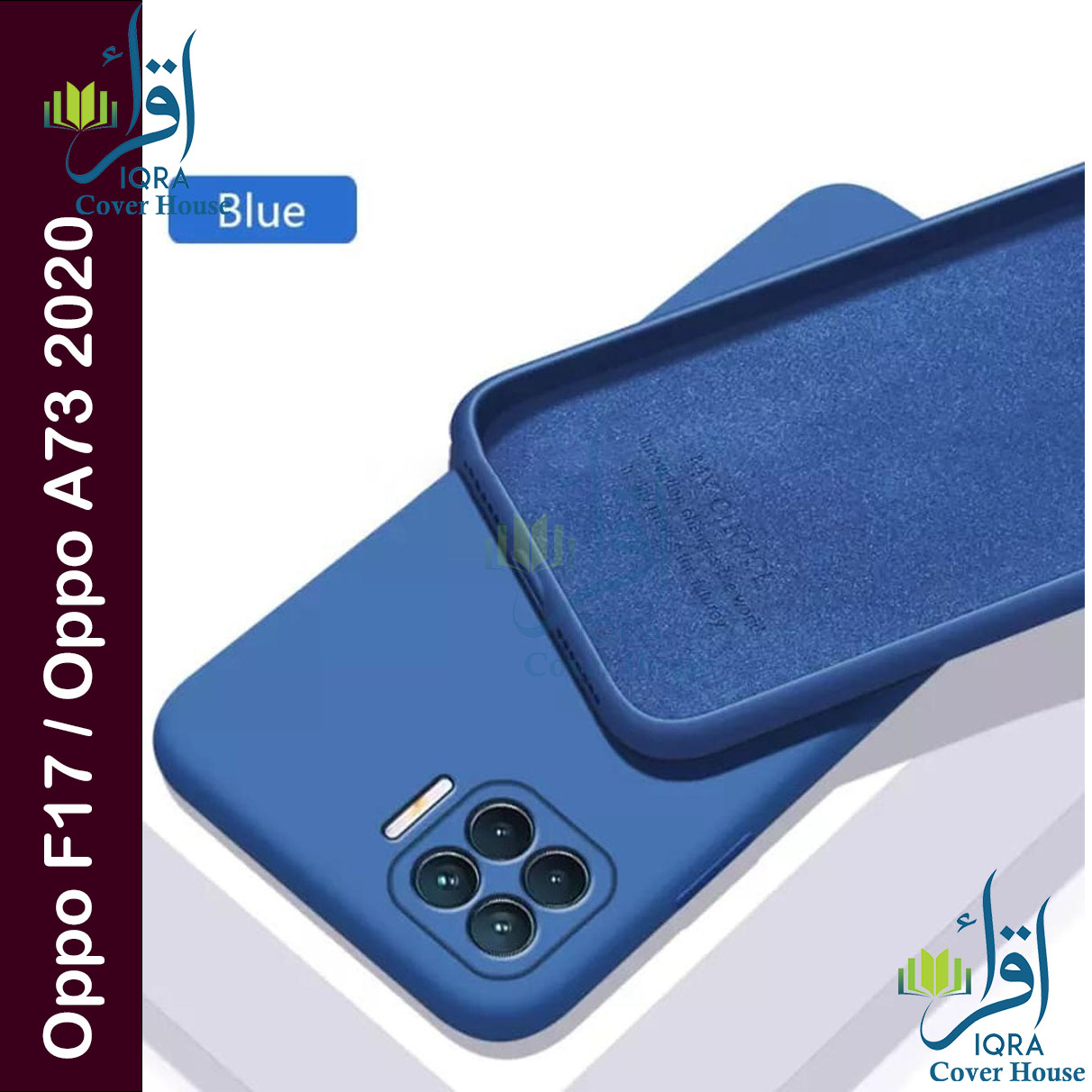 Picture of Silicone case For Oppo F17 / Oppo A73 2020 Silicone Soft TPU Ultra-Thin silicone Flexible Protective Back Case