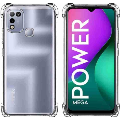 Picture of Infinix Hot 10 Liie / Smart 5 Soft Silicone Transparent Back Cover Full Protection Shock Proof/ Break Proof Hot 10 Lite / Smart 5 Phone Case For Infinix. - Phone Back Cover