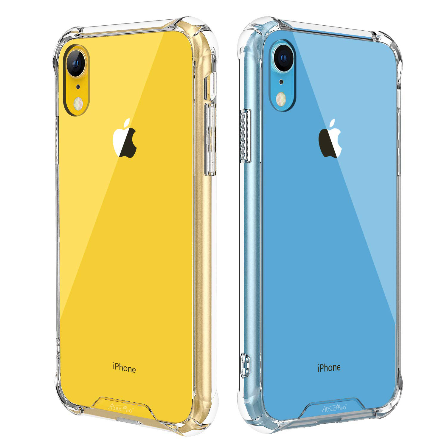 Picture of For iPhone XR Premium Silicone Case Crystal Clear Soft TPU Ultra-Thin Transparent Flexible Protective Mobile Phone Back Cover