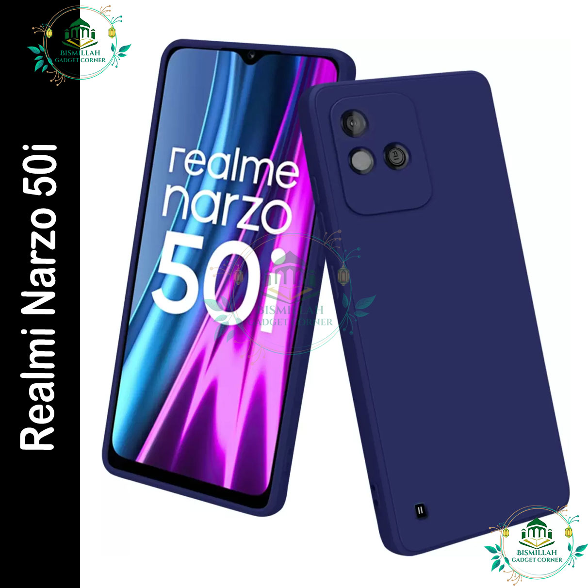 Picture of For Realme Narzo 50i silicon Mobile Back cover/cases