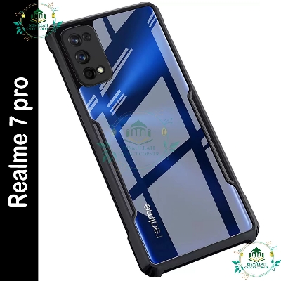 Picture of Xundd Back Cover for Realme 7 pro Transparent Hybrid Hard PC Back Bumper