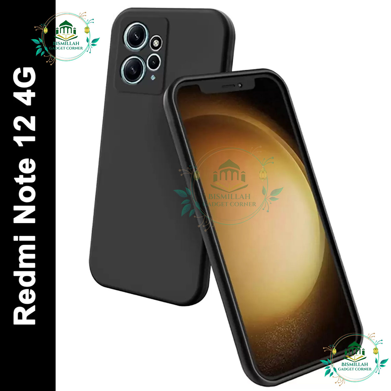 Picture of For Xiaomi Redmi Note 12 4G Soft Sandstone back cover Case For Redmi Note 12 4G Back Cover