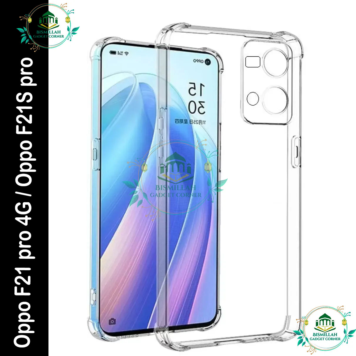 Picture of Transparent back cover For Oppo F21 Pro 4G / Oppo F21s Pro Premium Silicone TPU Ultra-Thin Transparent Flexible Protective Mobile Phone Back Cover