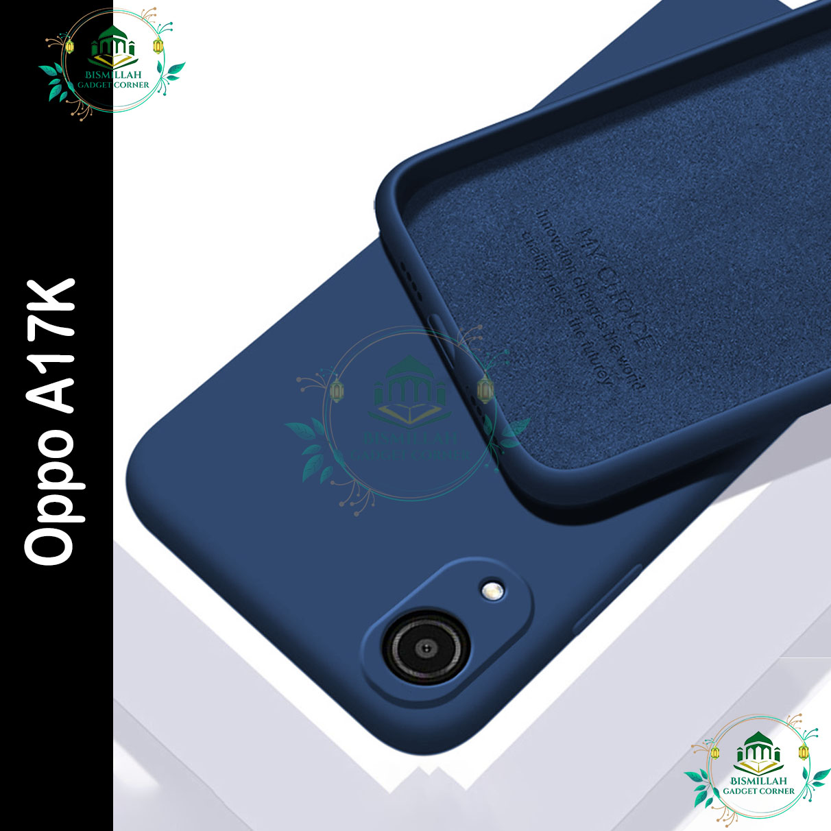 Picture of Premium Silicone Case For OPPO A17K  Crystal Clear Soft TPU Ultra-Thin Transparent Flexible Protective Mobile Phone Back Cover