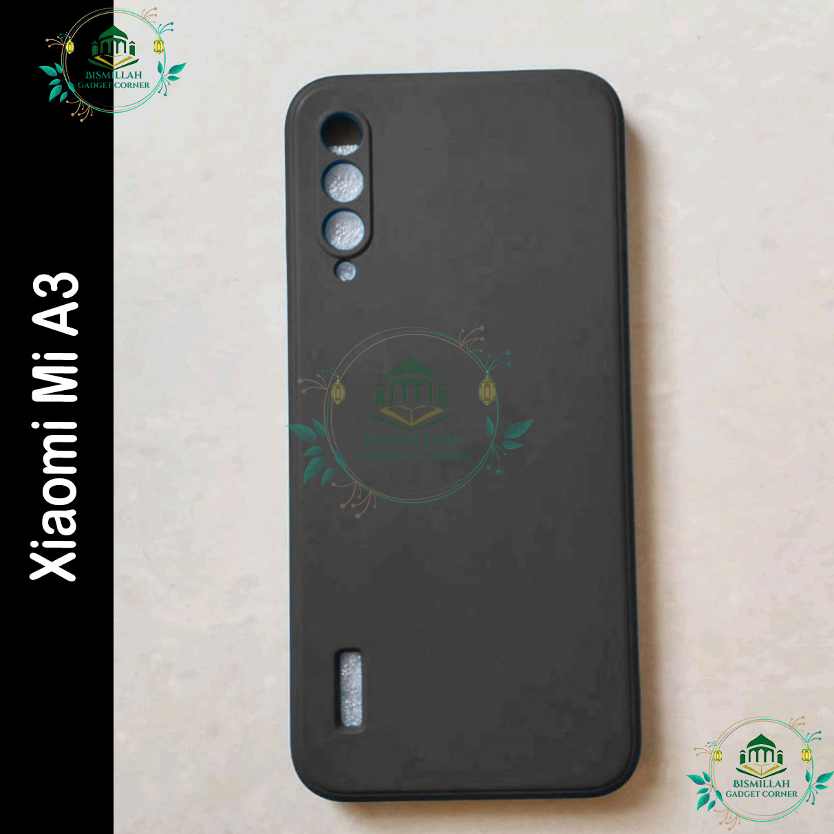 Picture of Premium Liquid Silicone Phone case for Xiaomi MI A3 Liquid Silicon Mobile Back Case Soft Silicone Phone Cover