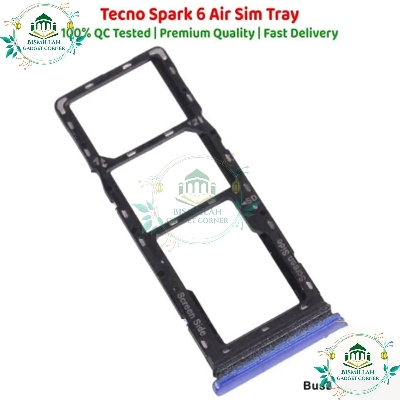 Picture of S.IM Card Holder Tray for Tecno Spark 6 Air - Blue,Black,Green,Orenge,White