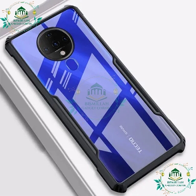 Picture of Tecno Spark 6 Back Cover Ipaky Protective Anti-Shock Case Black case