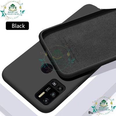 Picture of Tecno Spark 6 Air/Tecno Spark 5 Air Heavy Strong Liquid Silicone Soft Gel Rubber Shockproof Cover Case For Tecno Spark 6 Air Back Cover -Mobile phone