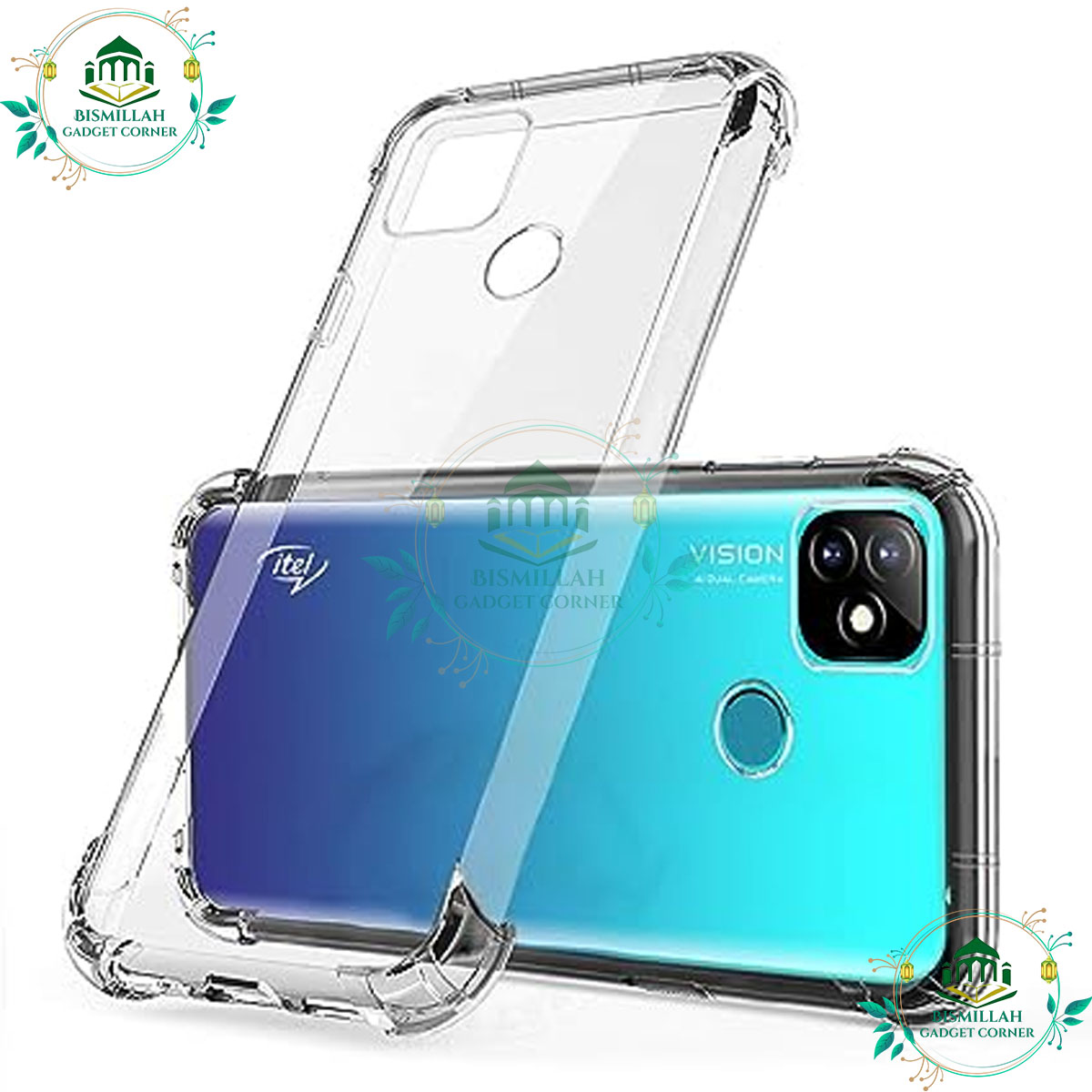 Picture of Coverage Transparent Back Cover for Itel Vision 1 plus - Transparent