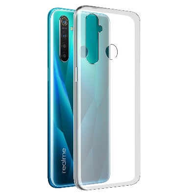 Picture of Realme 5 Pro Premium Silicone Case Crystal Clear Soft Tpu Ultra-Thin Transparent Flexible Protective Mobile Phone Back Cover - Phone Back Cover