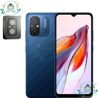 Picture of Xiaomi Redmi 12C Lens Shield Latest Generation Curvy Border Glass Membrane HD Tempered Glass Camera Full Lens Protector