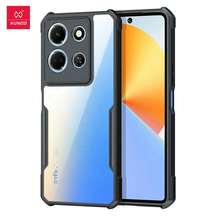 Picture of Infinix Note 30 / Infinix Note 30 5G / Infinix Note 30 Pro / Infinix Note 30Pro Back Cover ShockProof Airbinger Longlasting Clear Transparent Hard Case