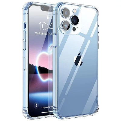 Picture of Transparent Case for iPhone 13 Pro Max Cover Luxury Ultra Thin TPU Clear Shockproof Protective Case for i.Phone 13 Capa - মোবাইল ফোন - Phone