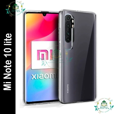 Picture of Xiaomi Mi Note 10 Lite Phone Case Transparent Soft Gel TPU Reinforced Corners Cushion Bumper Shockproof Drop Protection Case Cover
