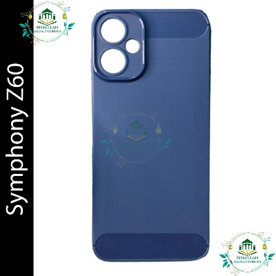 Picture of Carbon Cover for Symphony Z60 Silicone Back Cover With Camera Protection Sleek and Stylish Protection