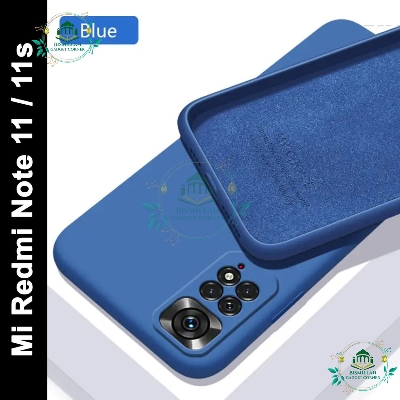 Picture of Premium Liquid Silicone Phone case for Xiaomi Redmi Note 11 4G / Xiaomi Redmi Note 11s Liquid Silicon Mobile Back Case Soft Silicone Phone Cover - মোবাইল ফোন - Phoneo