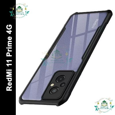 Picture of Xundd Back Cover for Xiaomi Redmi 11 Prime 4g Transparent Hybrid Hard PC Back Bumper