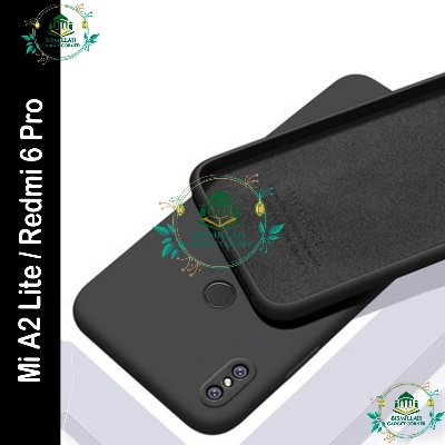 Picture of Premium Liquid Silicone Phone case for Xiaomi Mi A2 Lite / Redmi 6 Pro  Liquid Silicon Mobile Back Case Soft Silicone Phone Cover