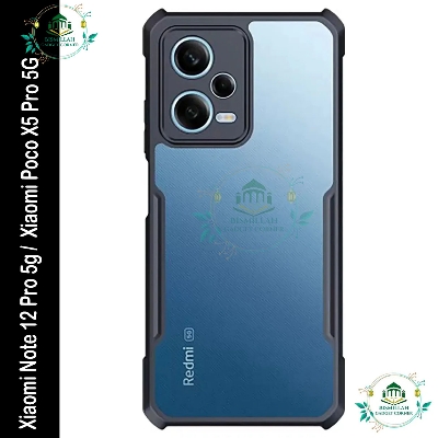 Picture of Xundd Back Cover for Xiaomi Note 12 Pro 5g /  Xiaomi Poco X5 Pro 5G Transparent Hybrid Hard PC Back Bumper