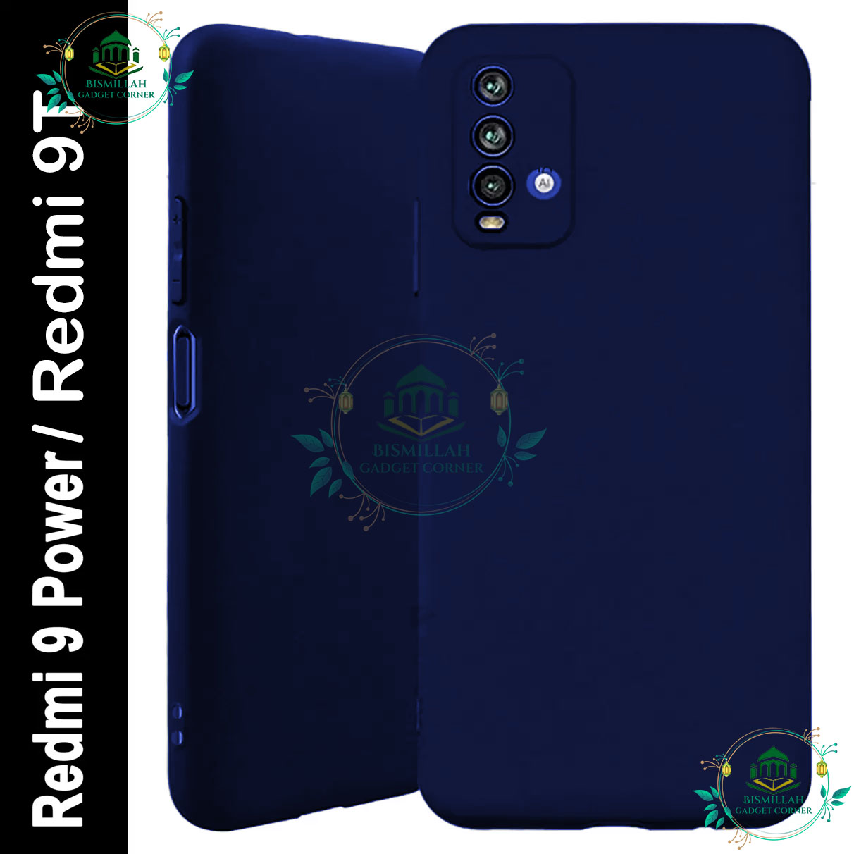 Picture of Premium Liquid Silicone Phone case for Redmi 9 Power / Redmi 9T / Mi 9 Power / Mi 9T Liquid Silicon Mobile Back Case Soft Silicone Phone Cover - মোবাইল ফোন - Phoneo