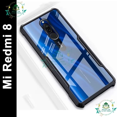 Picture of Xundd Back Cover for Xiaomi Redmi 8 Transparent Hybrid Hard PC Back Bumper