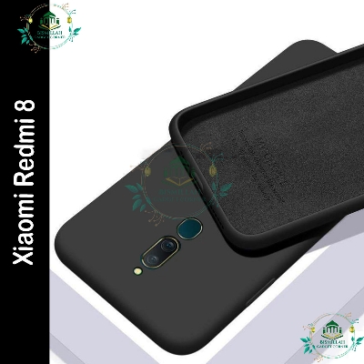 Picture of Premium Liquid Silicone Phone case for Xiaomi Redmi 8 Liquid Silicon Mobile Back Case Soft Silicone Phone Cover