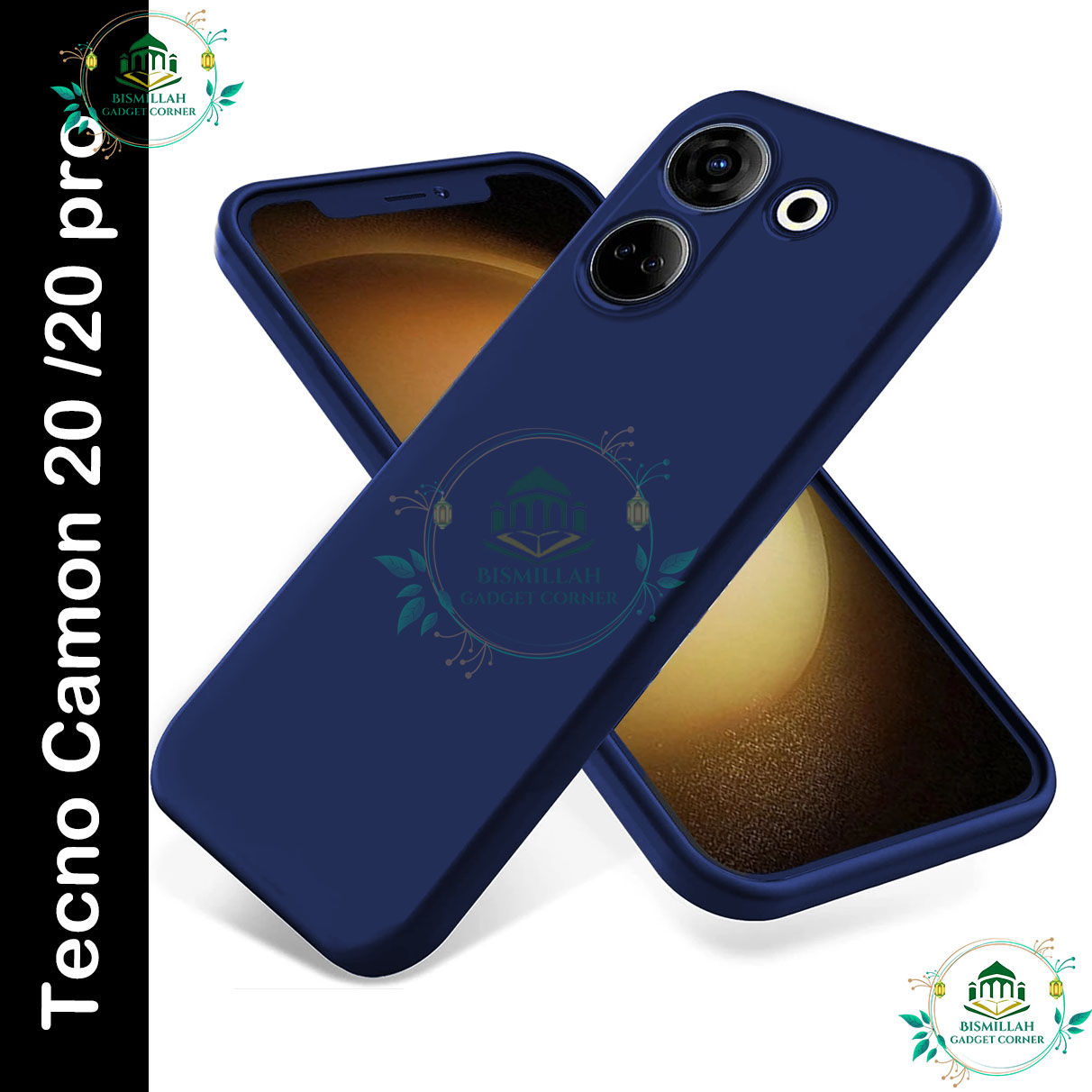 Picture of Premium Liquid Silicone Phone case for Tecno Camon 20 / Tecno Camon 20 Pro Liquid Silicon Mobile Back Case Soft Silicone Phone Cover - মোবাইল ফোন - Phoneo
